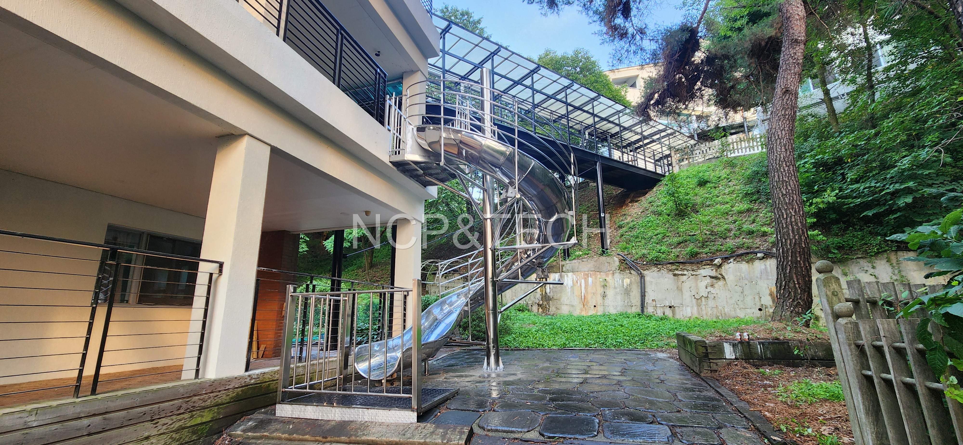 파인밸리전문요양원 피난미끄럼틀설치