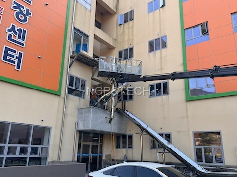 3층 피난 미끄럼틀 설치 경남도립 통영노인전문병원