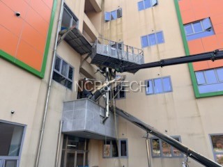 3층 피난 미끄럼틀 설치 경남도립 통영노인전문병원