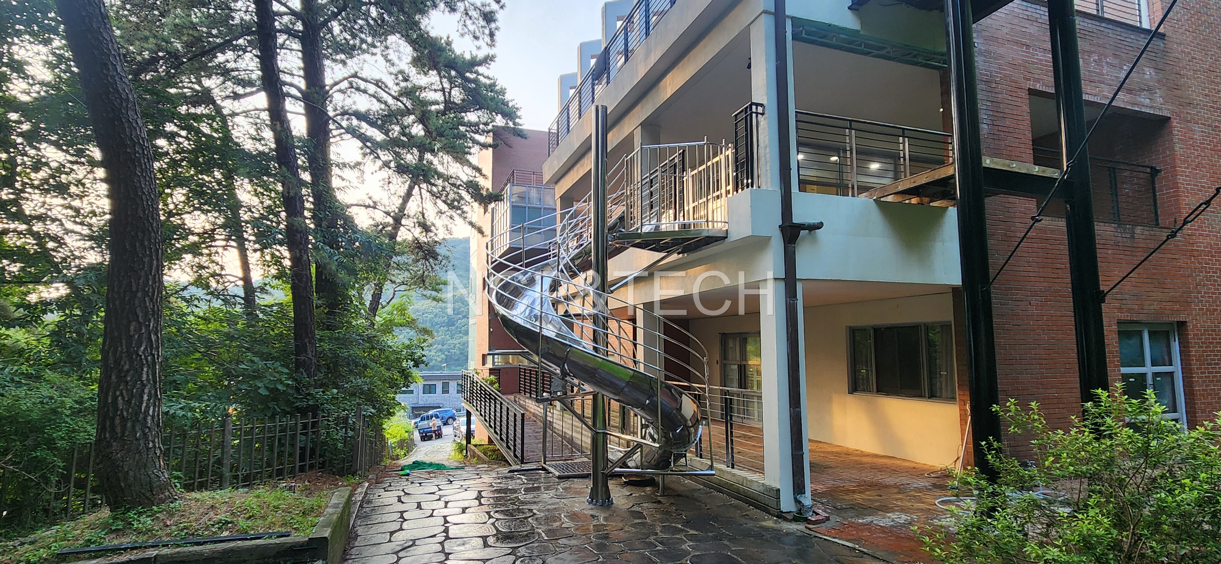 파인밸리전문요양원 피난미끄럼틀설치