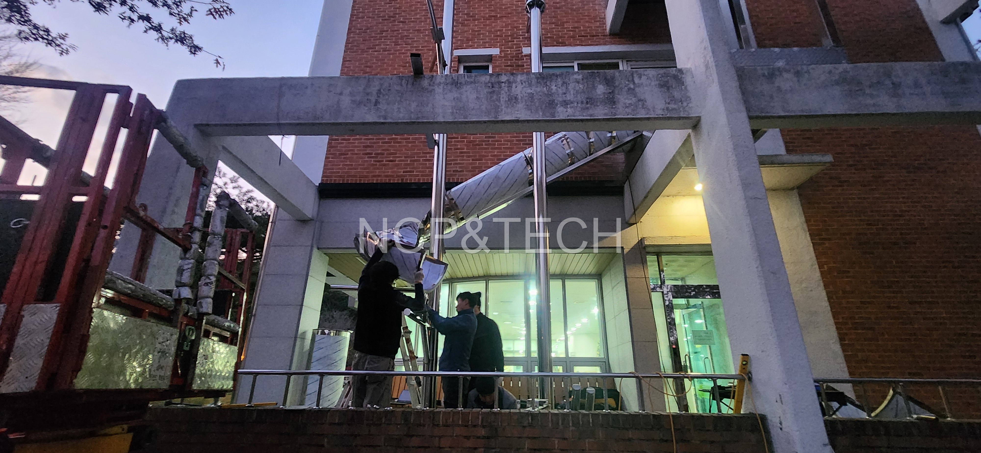 울산명성노인전문요양원 피난미끄럼틀설치