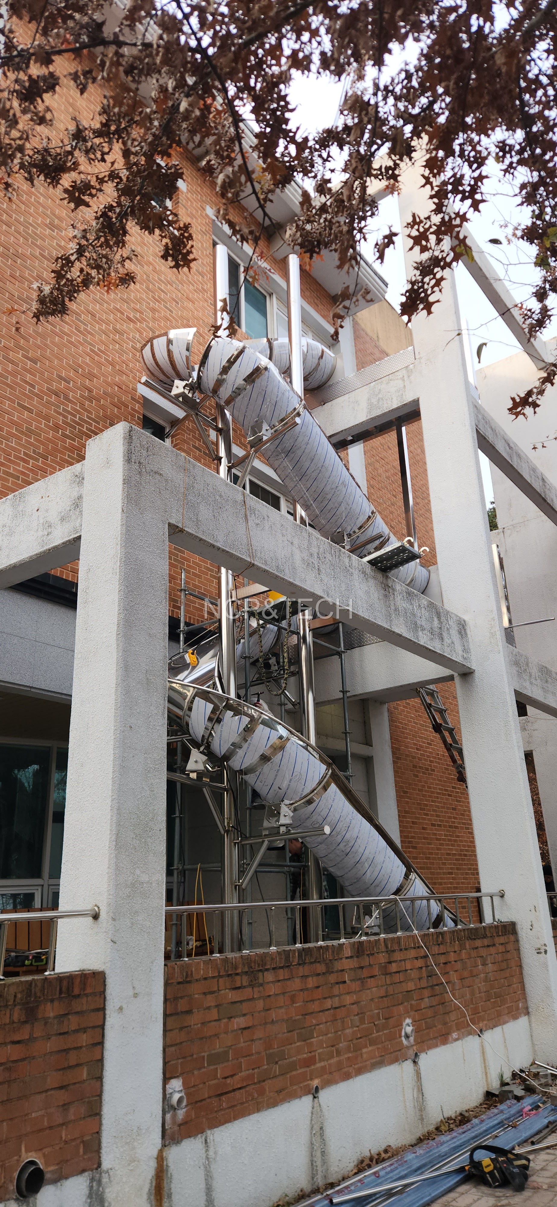 울산명성노인전문요양원 피난미끄럼틀설치